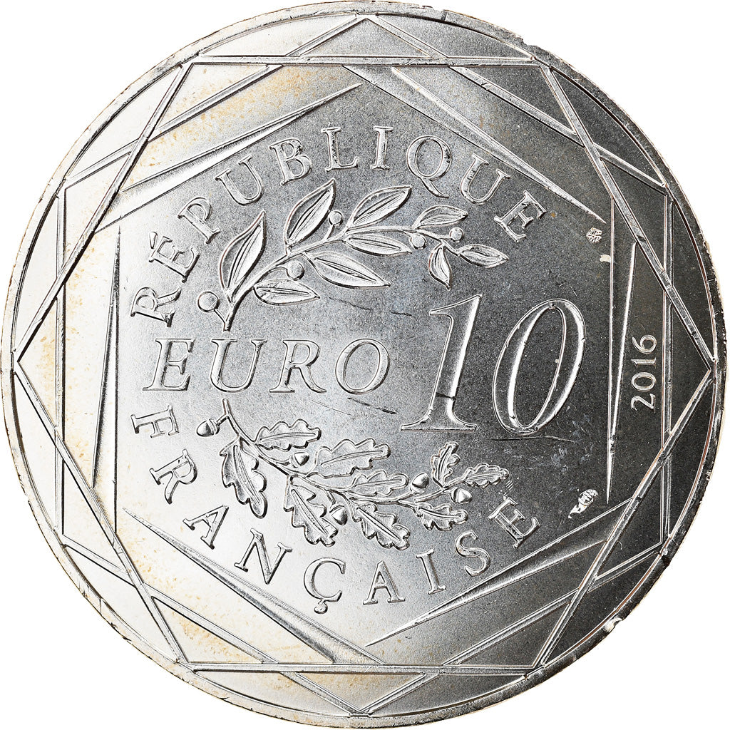 France, 10 Euro, Le Petit Prince No 2/24, 2016, MS(65-70), Silver