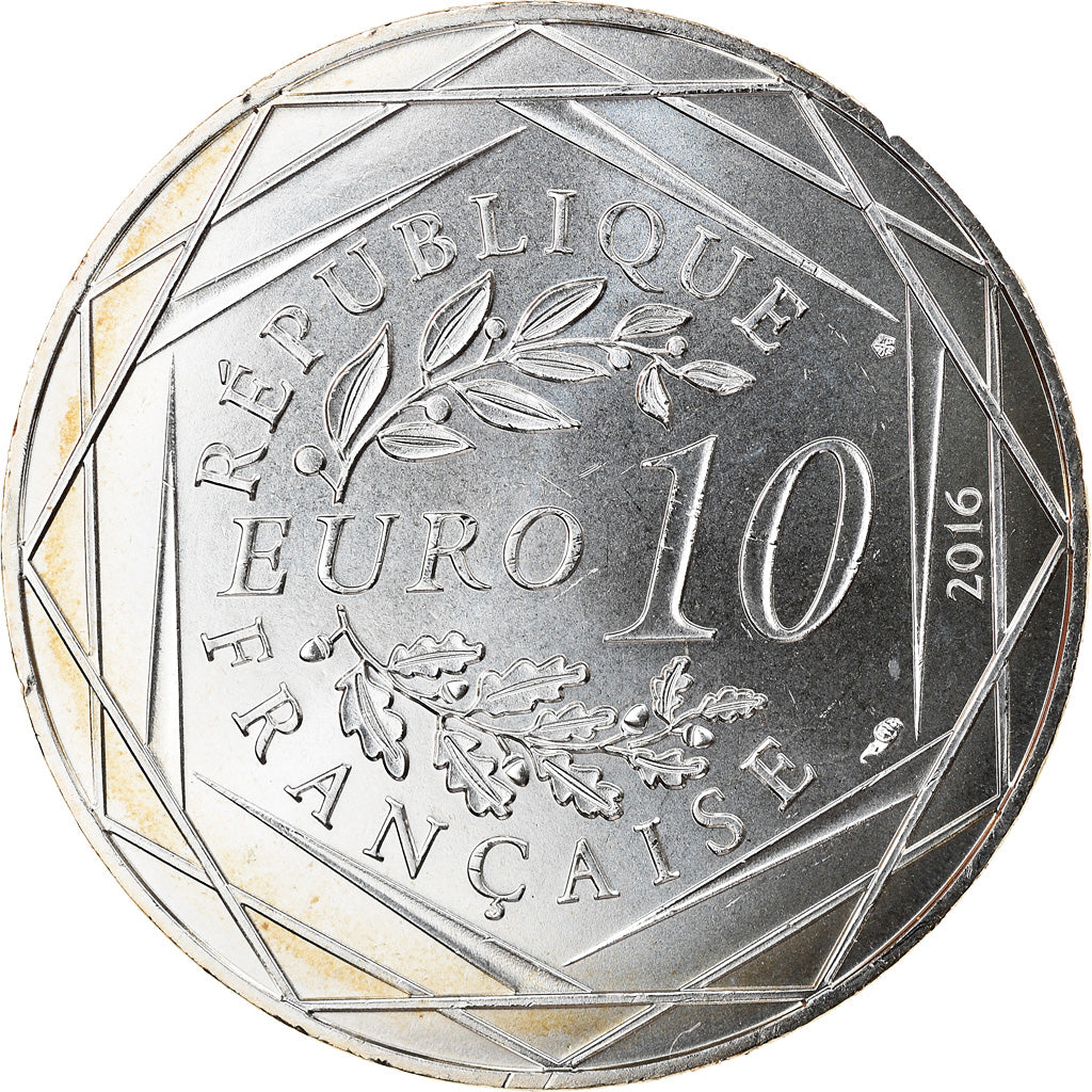 France, 10 Euro, Le Petit Prince No 6/24, 2016, MS(65-70), Silver