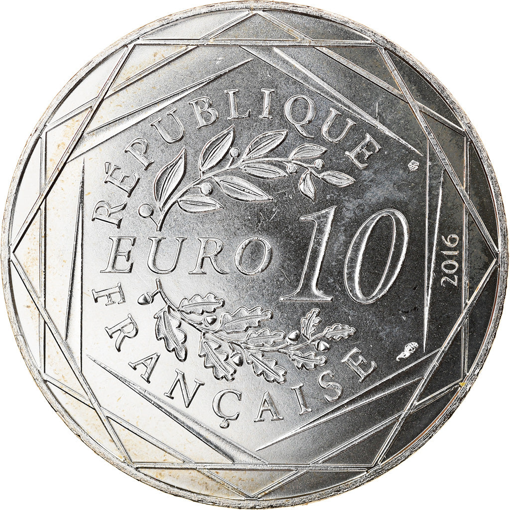 France, 10 Euro, Le Petit Prince No 7/24, 2016, MS(65-70), Silver