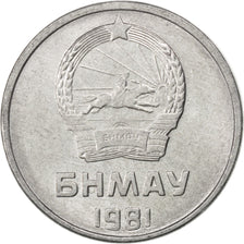 Mongolia, Mongo, 1981, SPL, Alluminio, KM:27