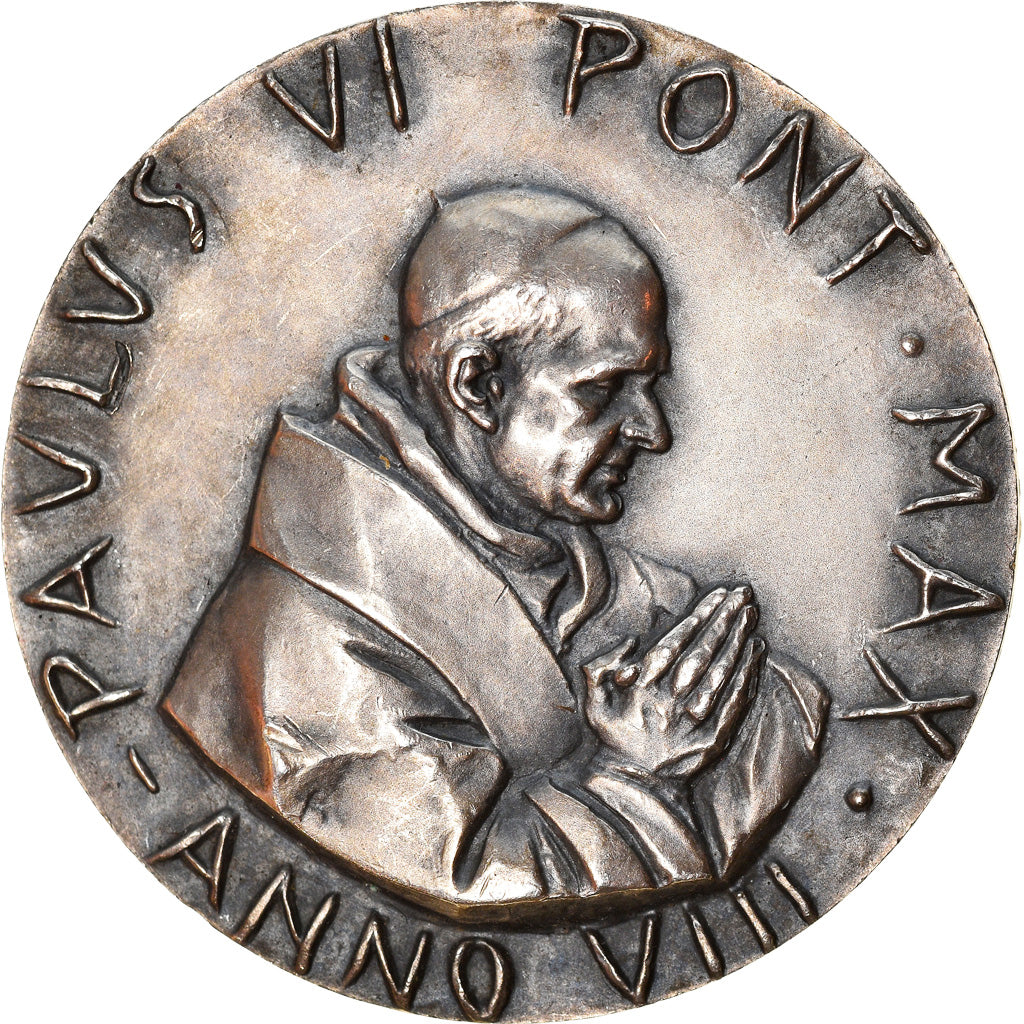 Vatican, Medal, Paul VI, Sacerdoti Celebrans Natalem, Religions & beliefs, 1928