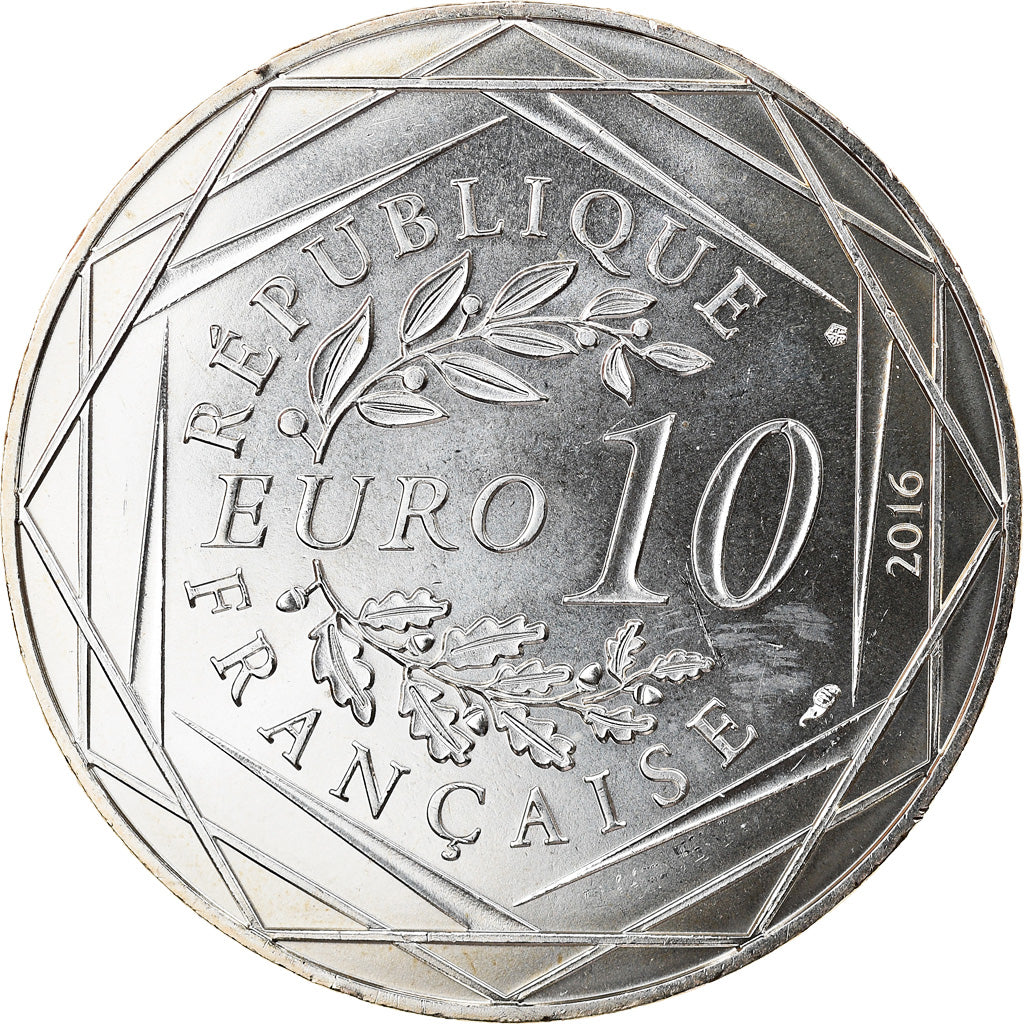 France, 10 Euro, Le Petit Prince No 11/24, 2016, MS(65-70), Silver