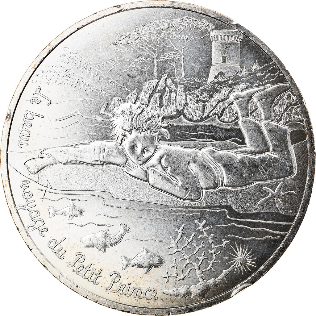 Francia, 10 Euro, Le Petit Prince No 12/24, 2016, FDC, Argento