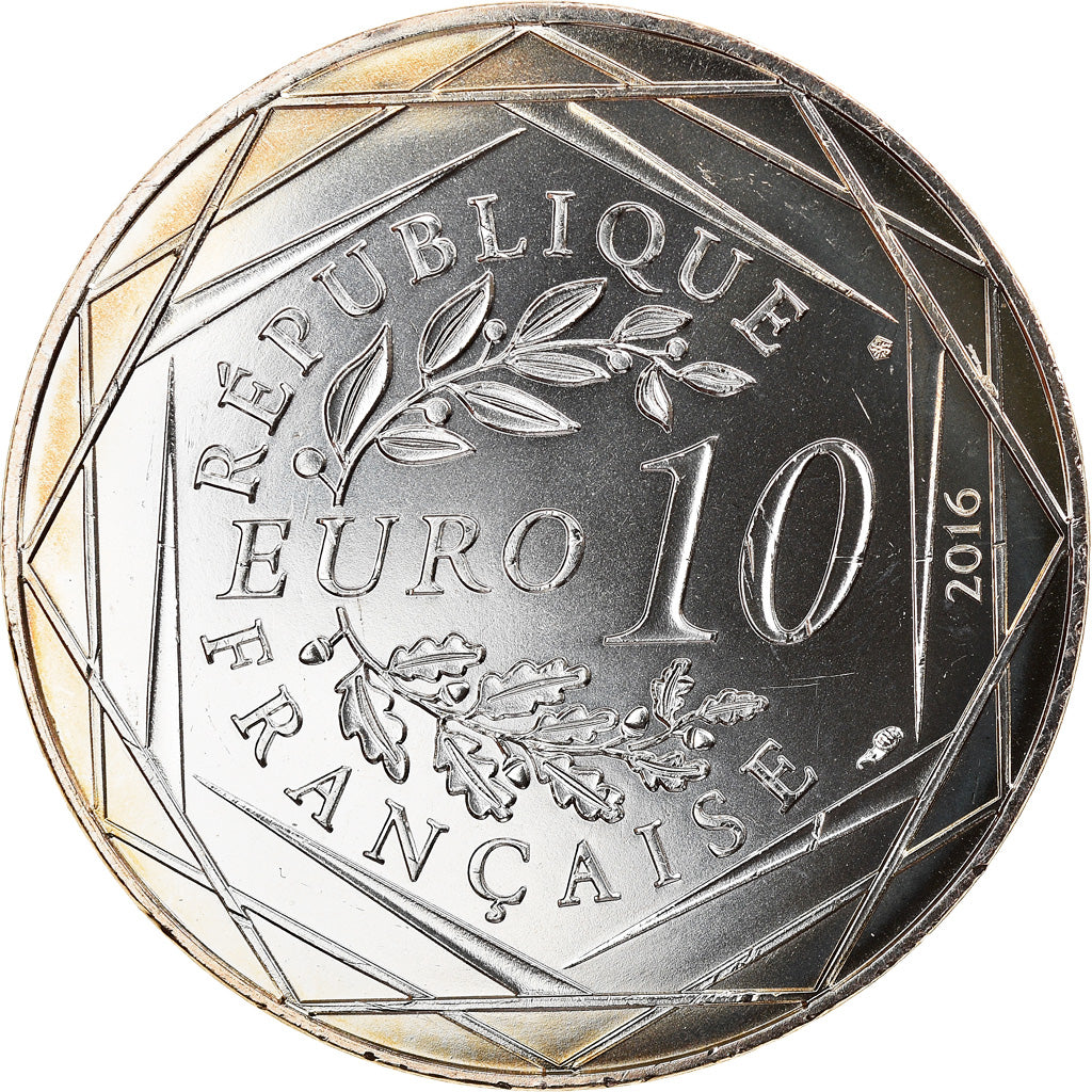 France, 10 Euro, Le Petit Prince No 22/24, 2016, MS(65-70), Silver