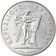 Munten, Frankrijk, Droits de l'Homme, 100 Francs, 1989, PR, Zilver, KM:970
