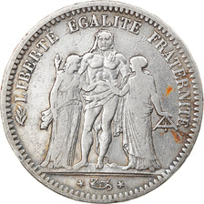 Monnaie, France, Hercule, 5 Francs, 1848, Paris, TB+, Argent, Gadoury:683