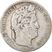 Coin, France, Louis-Philippe, 5 Francs, 1835, Strasbourg, VF(20-25), Silver