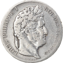 Coin, France, Louis-Philippe, 5 Francs, 1846, Paris, VF(20-25), Silver