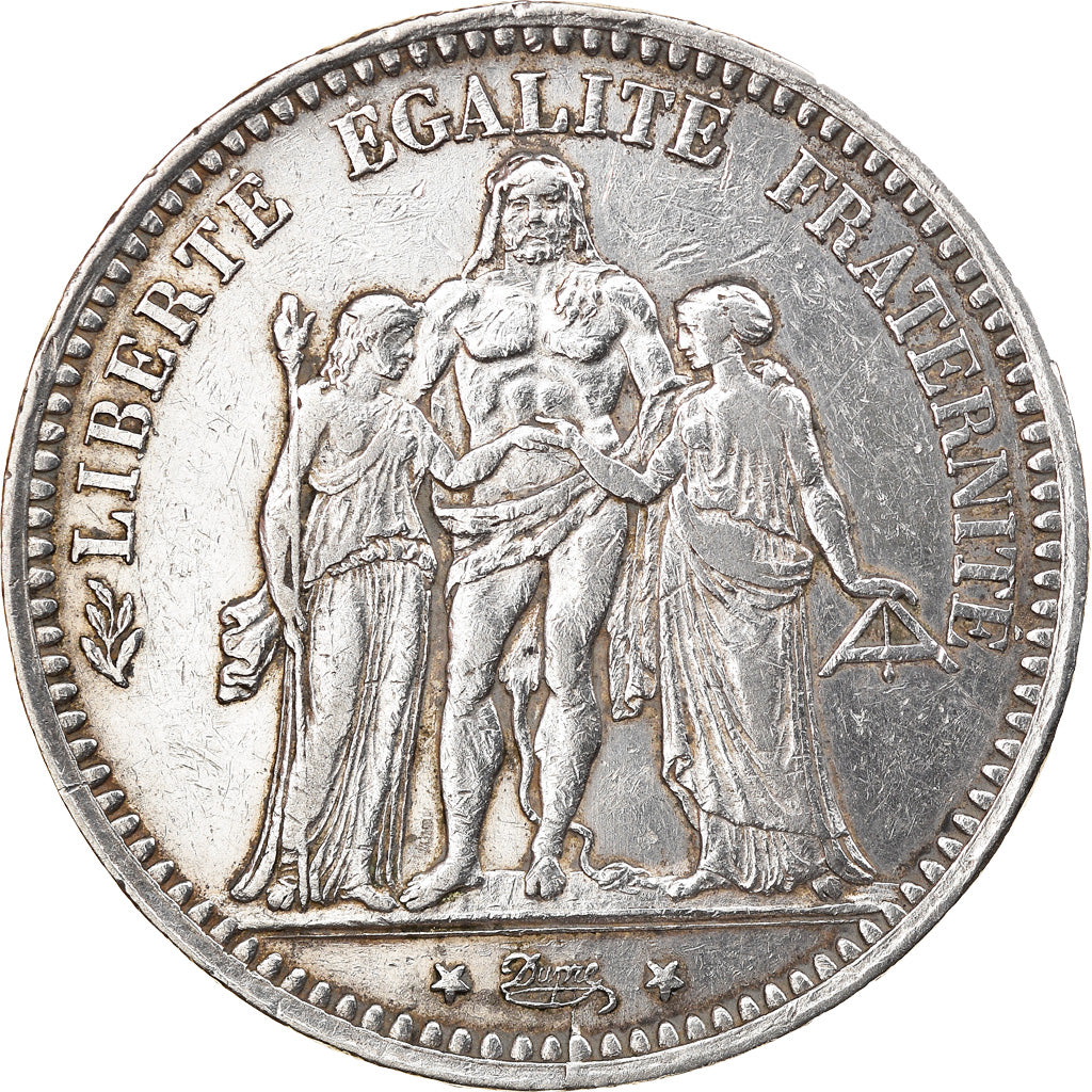 Monnaie, France, Hercule, 5 Francs, 1873, Paris, TTB, Argent, Gadoury:745a