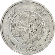 MALDIVE ISLANDS, Laari, 2002, KM #68, MS(63), Aluminum, 15, 0.48