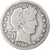 Coin, United States, Barber Quarter, 1904, Philadelphia, VF(30-35)