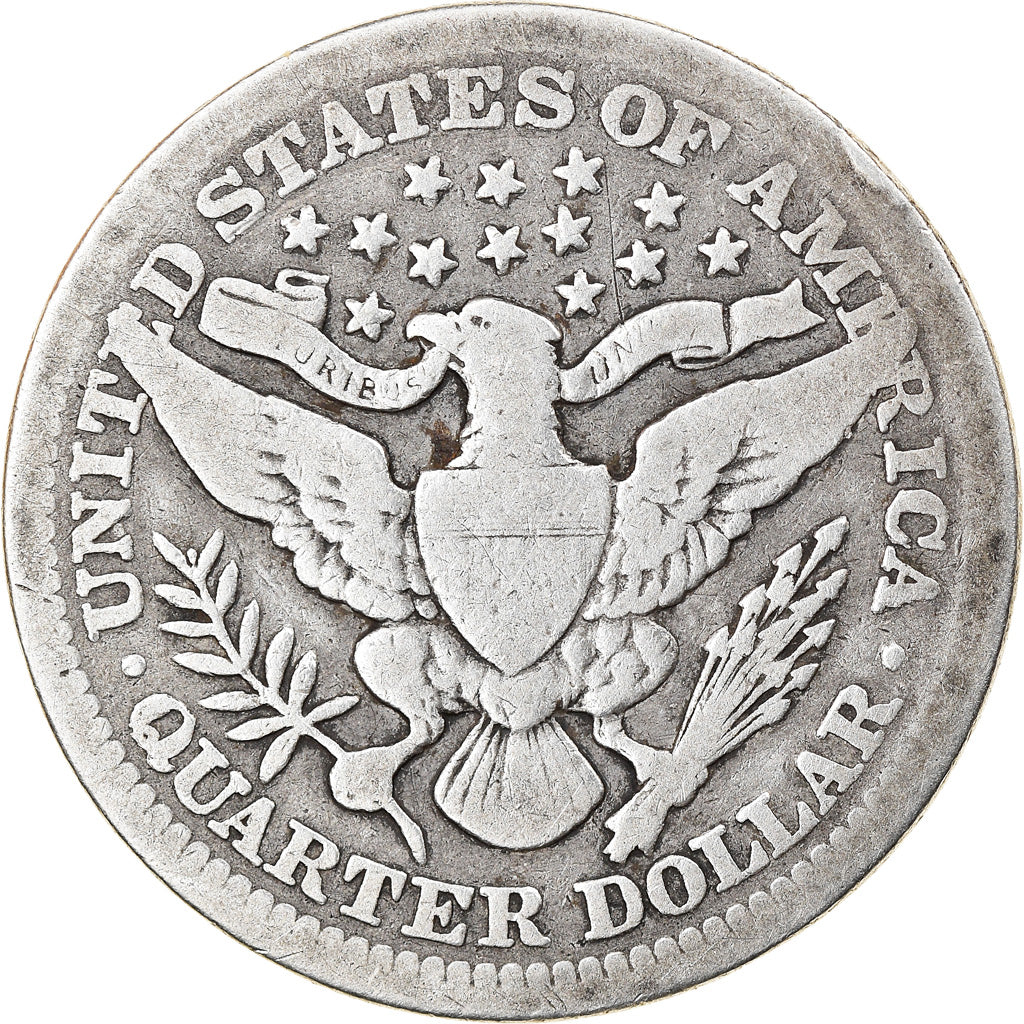 Coin, United States, Barber Quarter, 1904, Philadelphia, VF(30-35)