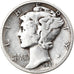 Coin, United States, Mercury Dime, 1941, Philadelphia, EF(40-45), Silver