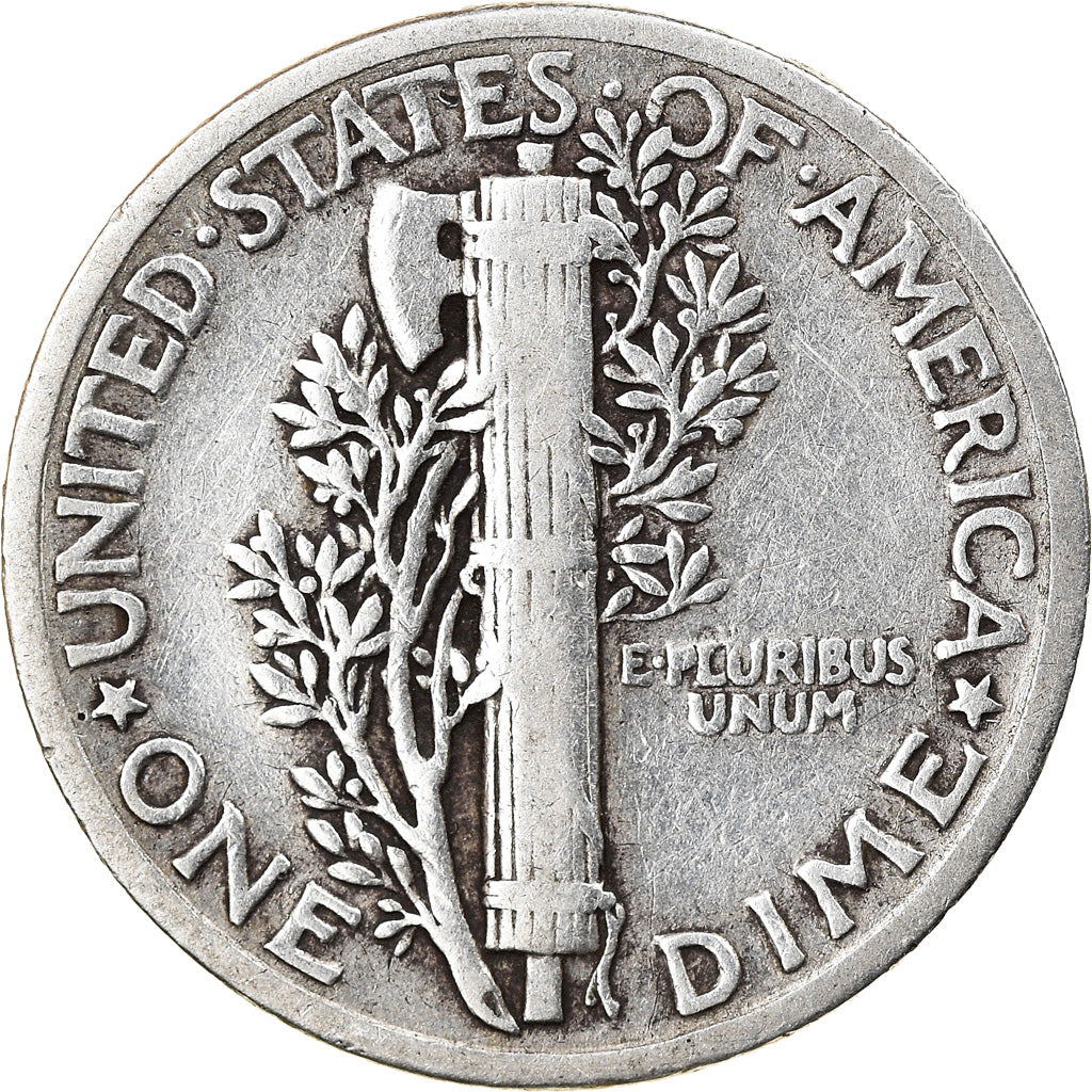 Coin, United States, Mercury Dime, 1941, Philadelphia, EF(40-45), Silver
