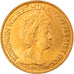 Coin, Netherlands, Wilhelmina I, 10 Gulden, 1917, AU(50-53), Gold, KM:149