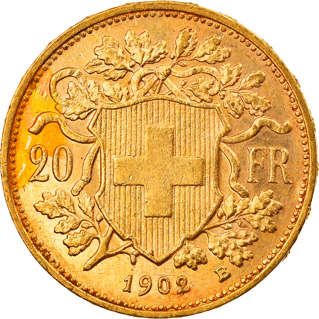 Monnaie, Suisse, 20 Francs, 1902, Bern, SUP, Or, KM:35.1