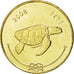 MALDIVE ISLANDS, 50 Laari, 2008, KM #72a, MS(63), Brass Plated Steel, 23.6, 5.14