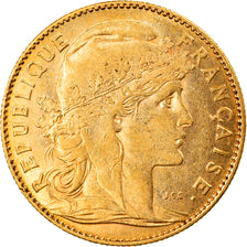 Coin, France, Marianne, 10 Francs, 1901, Paris, AU(55-58), Gold, KM:846