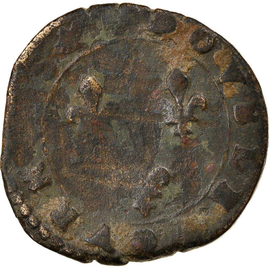 Monnaie, France, Henri III, Double Tournois, Paris, B+, Cuivre, CGKL:86
