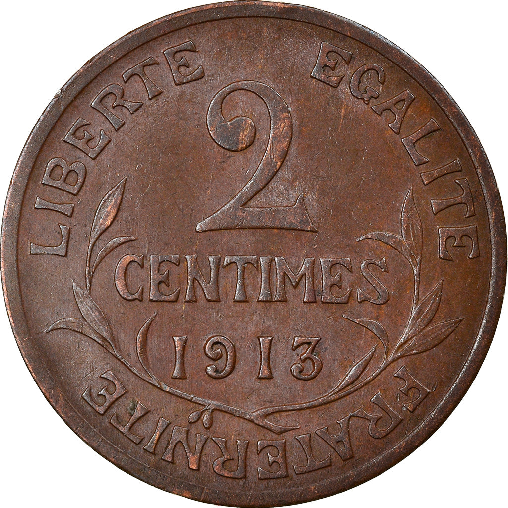 Monnaie, France, Dupuis, 2 Centimes, 1913, Paris, TTB, Bronze, Gadoury:107