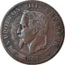 Coin, France, Napoleon III, 2 Centimes, 1861, Bordeaux, AU(50-53), Bronze