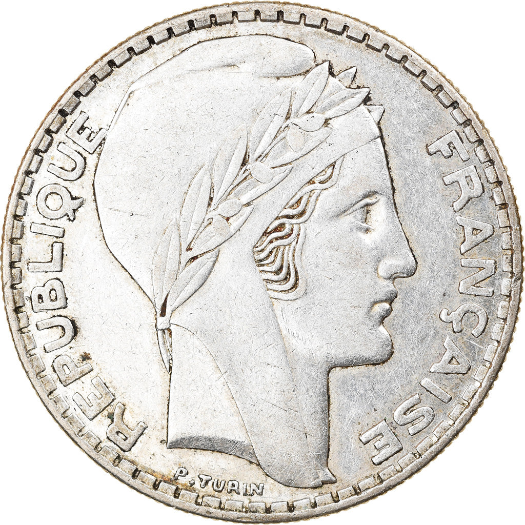 Coin, France, Turin, 20 Francs, 1934, Paris, EF(40-45), Silver, KM:879