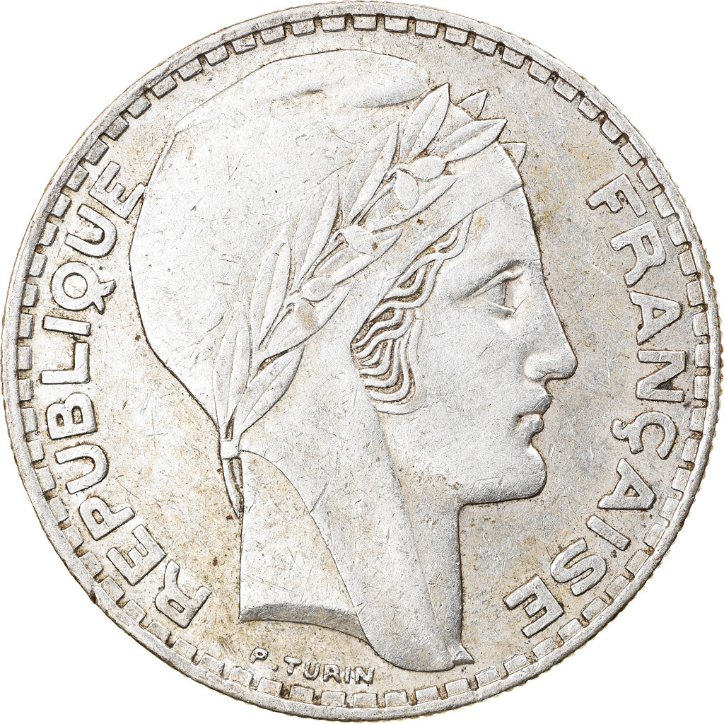 Coin, France, Turin, 20 Francs, 1934, Paris, EF(40-45), Silver, KM:879