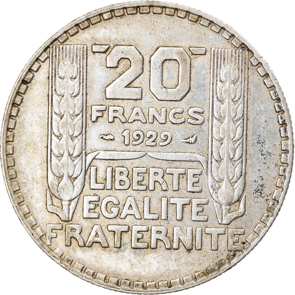 Coin, France, Turin, 20 Francs, 1929, Paris, EF(40-45), Silver, KM:879