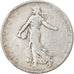 Moneta, Francia, Semeuse, 2 Francs, 1902, Paris, MB+, Argento, KM:845.1