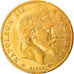 Moneta, Francja, Napoleon III, 5 Francs, 1863, VF(30-35), Złoto, Gadoury:1002