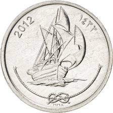 Maldive, 10 Laari, 2012, KM #New, MS(63), Aluminium, 0.83
