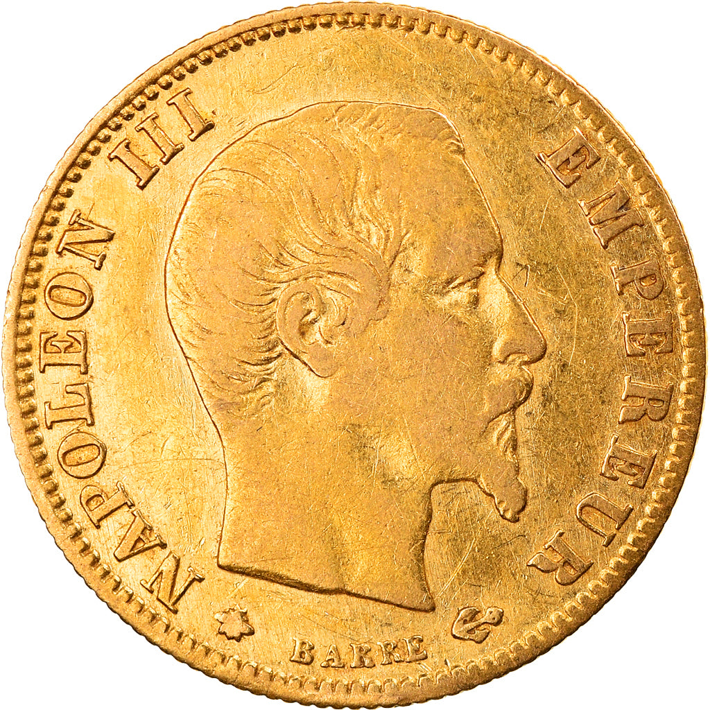Monnaie, France, Napoleon III, 5 Francs, 1860, Strasbourg, TTB, Or