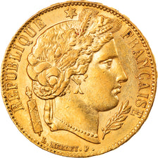 Monnaie, France, Cérès, 20 Francs, 1851, Paris, TTB+, Or, Gadoury:1059, KM:762