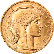 Monnaie, France, Marianne, 20 Francs, 1907, Paris, SUP, Or, Gadoury:1064a