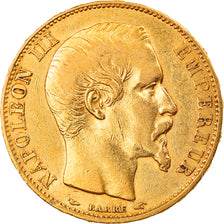 Münze, Frankreich, Napoleon III, 20 Francs, 1854, Paris, SS, Gold, KM:781.1