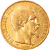 Munten, Frankrijk, Napoleon III, 20 Francs, 1856, Paris, ZF, Goud, KM:781.1