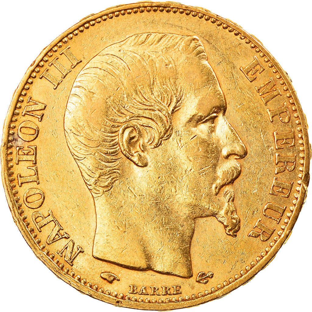 Monnaie, France, Napoleon III, 20 Francs, 1857, Paris, TTB, Or, Gadoury:1061
