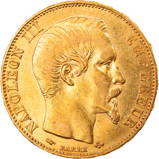 Münze, Frankreich, Napoleon III, 20 Francs, 1855, Paris, SS+, Gold, KM:781.1