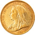 Moneta, Australia, Victoria, Sovereign, 1893, Melbourne, AU(50-53), Złoto