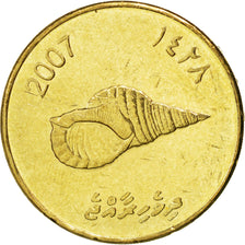 MALDIVE ISLANDS, 2 Rufiyaa, 2007, KM #88, MS(63), Nickel-Brass, 25.5, 11.71