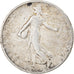 Coin, France, Semeuse, 2 Francs, 1908, Paris, VF(30-35), Silver, KM:845.1