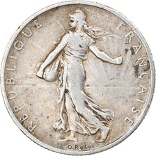 Coin, France, Semeuse, 2 Francs, 1908, Paris, VF(30-35), Silver, KM:845.1