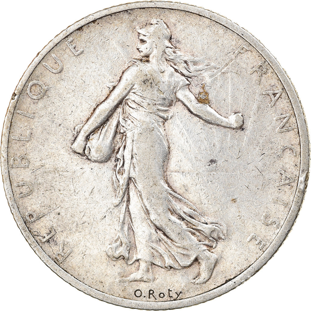 Coin, France, Semeuse, 2 Francs, 1908, Paris, EF(40-45), Silver, KM:845.1