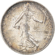 Coin, France, Semeuse, 2 Francs, 1918, Paris, AU(50-53), Silver, KM:845.1