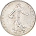 Coin, France, Semeuse, 2 Francs, 1917, Paris, AU(55-58), Silver, KM:845.1