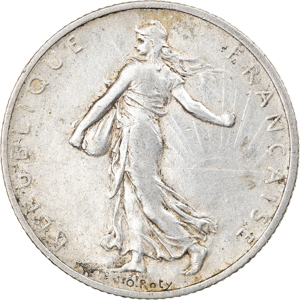 Coin, France, Semeuse, 2 Francs, 1912, Paris, EF(40-45), Silver, KM:845.1