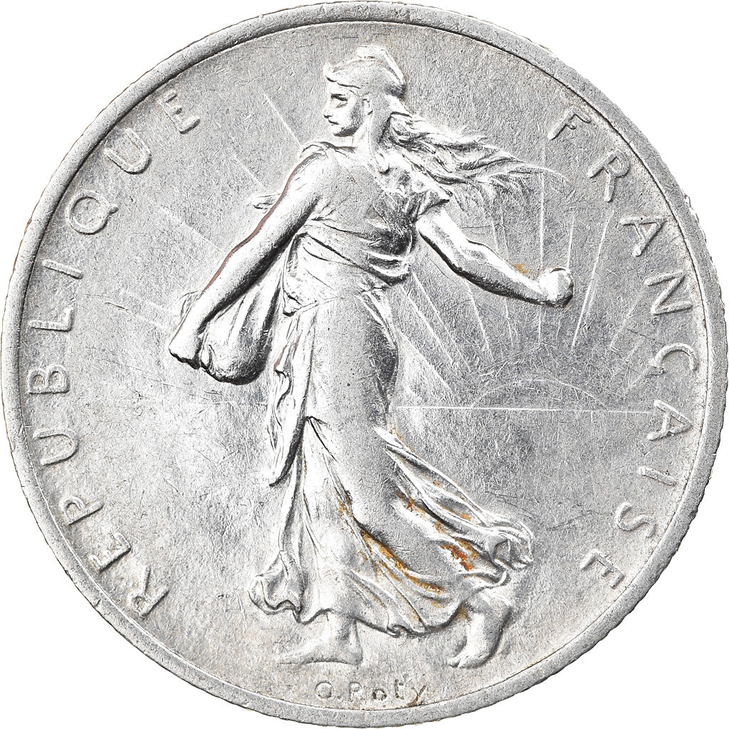 Coin, France, Semeuse, 2 Francs, 1914, Paris, AU(50-53), Silver, KM:845.1