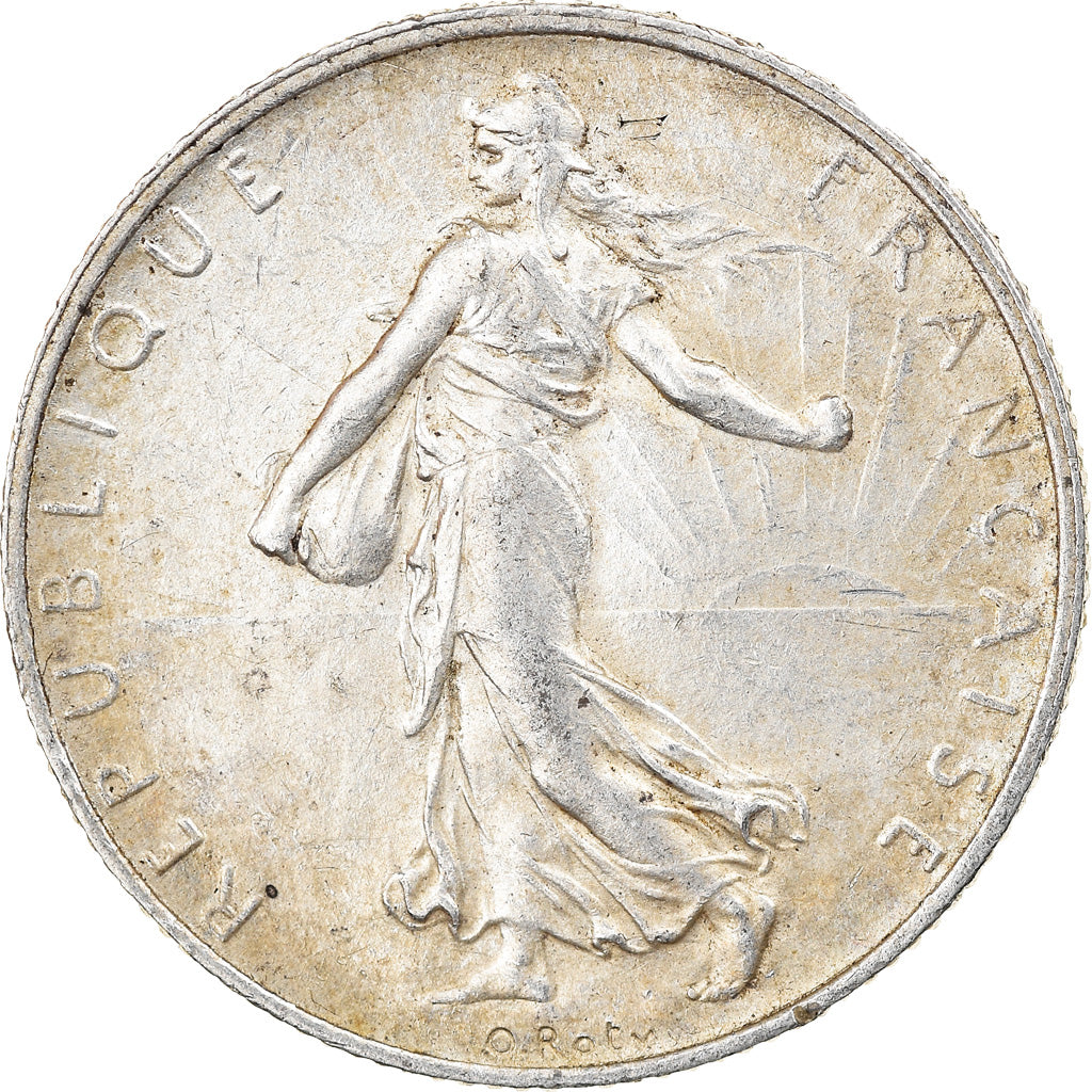 Monnaie, France, Semeuse, 2 Francs, 1916, Paris, TTB, Argent, Gadoury:532