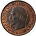 Coin, France, Napoleon III, 5 Centimes, 1856, Lille, AU(55-58), Bronze