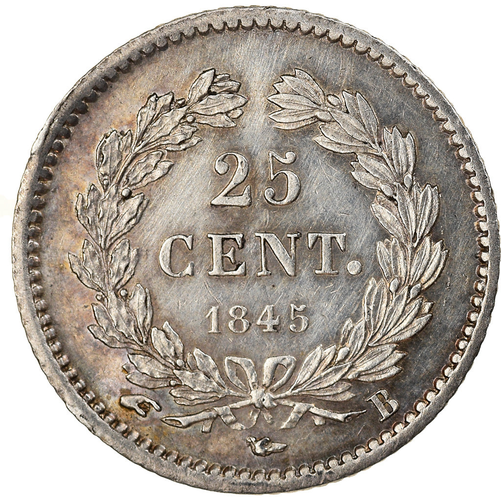 Coin, France, Louis-Philippe, 25 Centimes, 1845, Rouen, AU(50-53), Silver